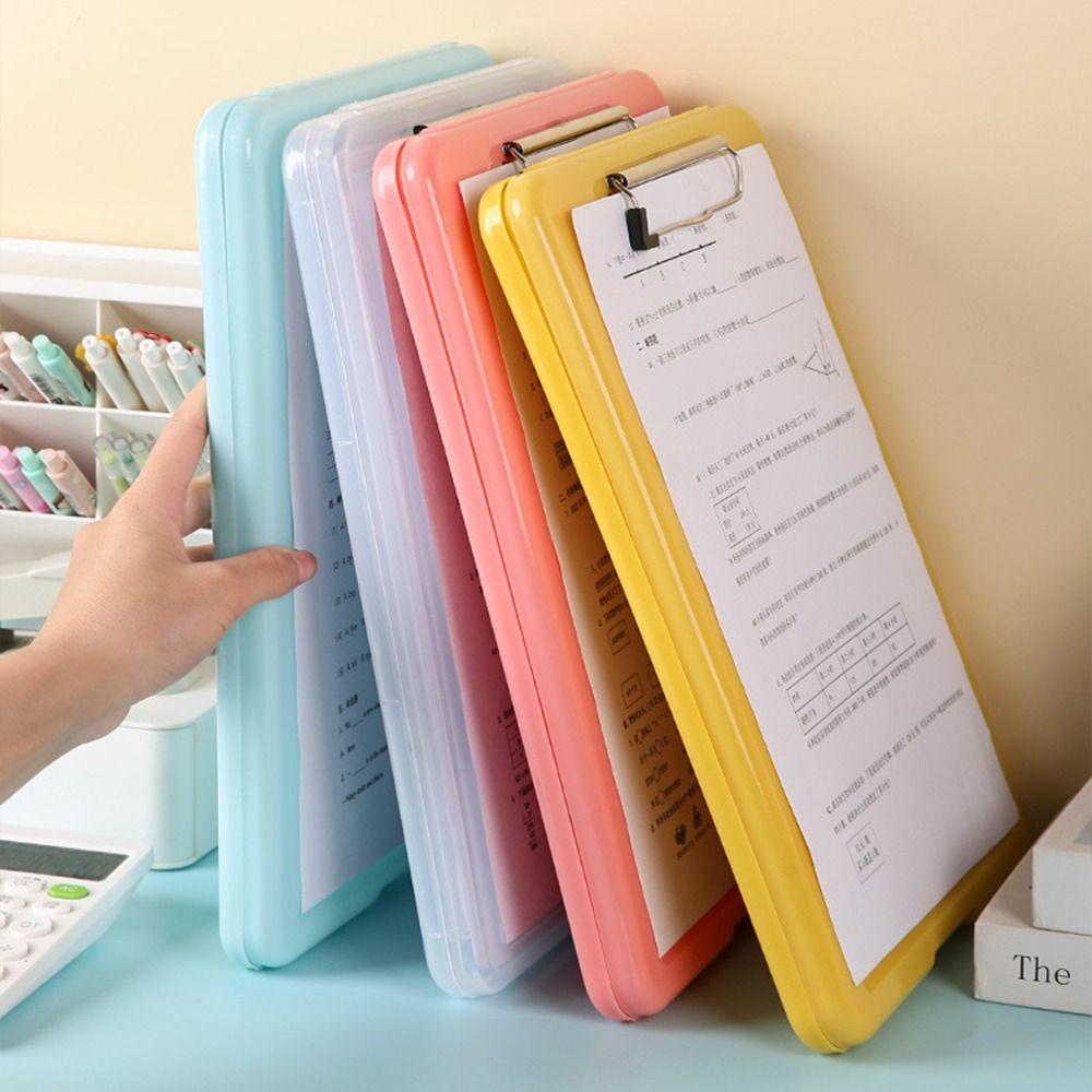 A4 File Organizer A4 File Clipboard Box Case Large Capacity Memo Clip Board Document