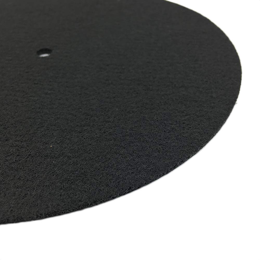 MayRecords 7 Inch Record Mat Turntable Mat for Record Player Wool Felt Slipmat 3mm Anti-Static