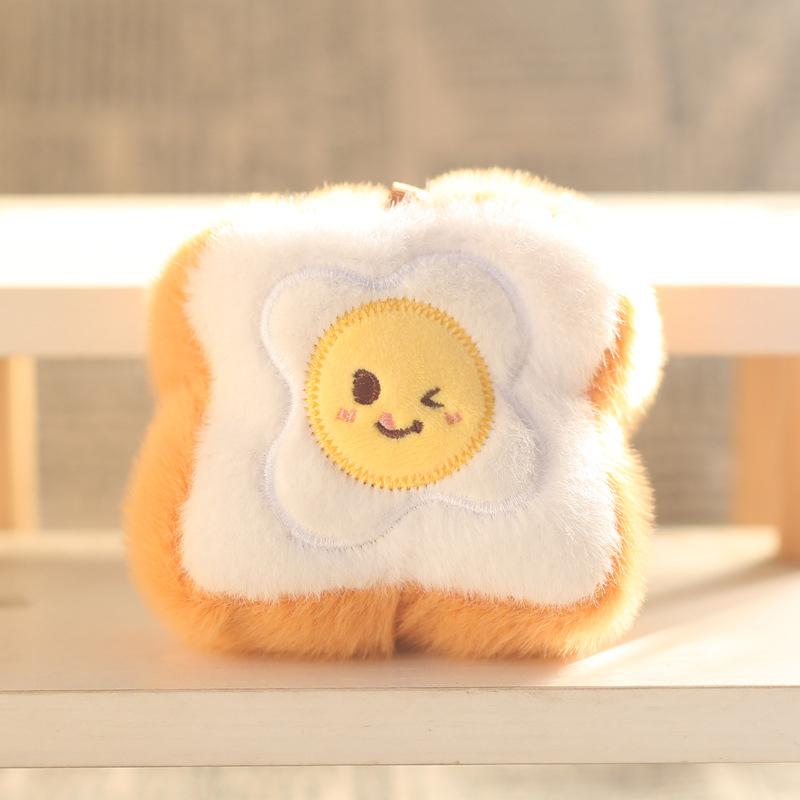 1 шт. Куриная ножка Картофель фри Милый брелок-подвеска для сумки Плюшевая кукла Гамбургер Брелок Аксессуары для школьного рюкзака Мягкие игрушки