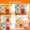 Adorable Burger Fries Drooling Bear Plush Toy Pillow For Children Teens And