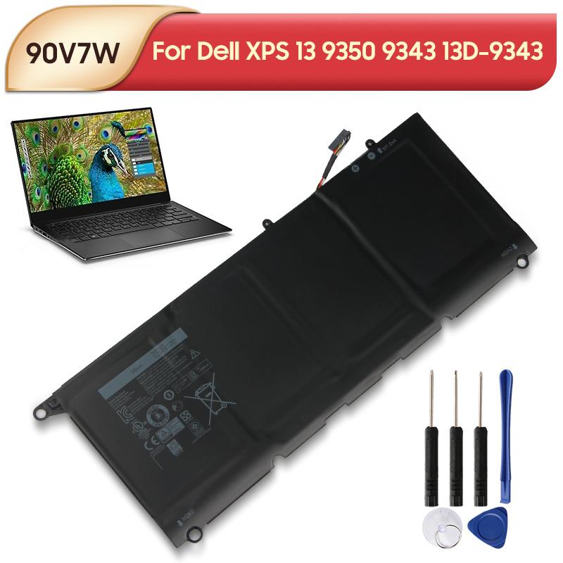 Аккумуляторная литиевая батарея для Dell XPS 13 9350 9343 13D-9343 JD25G JHXPY 5K9CP 0DRRP 0N7T6 DIN02 RWT1R 90V7W Аккумулятор для ноутбука 56 Втч