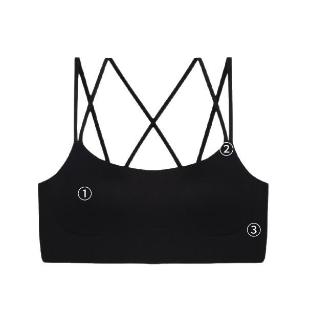 Vest-type underwear, women's thin style, no steel ring, no marks, comfortable, anti-light tube top, sexy and beautiful back light sports bra cover.