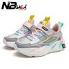 Pink Girl Sneakers Soft Bottom Leather Kids Shoes Lightweight Casual Student Children Running Shoes Non Slip 3-15 Years Old