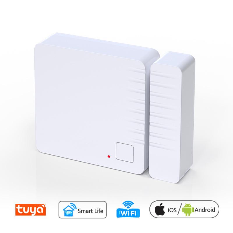Умная WiFi сигнализация для двери и окна Tuya: Многофункциональная магнитная сигнализация и дверной звонок для домашней безопасности.