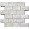 M MOFIT Tile Sticker Kitchen Washroom Tile Wall DIY Waterproof Panel Mosaic Tile Marble Style Wall Decor Pieces (5 Gray)