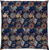Тэнсё-о (Тэнсё Феникс) Темно-синий (Наполнено сжатым хлопком) Императорская подушка, 67x68см, для буддийских поминальных служб, буддийских алтарей и