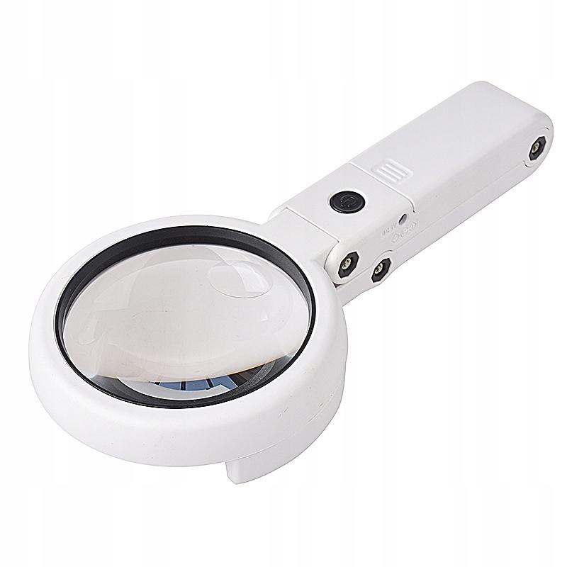 Magnifying Glass 8X Led Stand Usb Powered/Batteries 11X Lamp