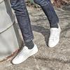 Miami Project MF 1291 Ludlam Low Natural Cowhide Sneakers Jet White-1291