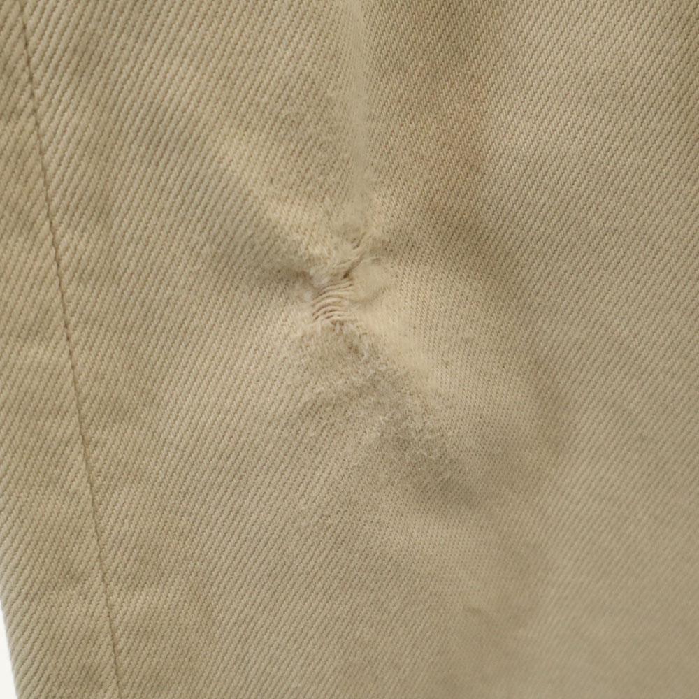 Levi's 90-е 501 евро прямые Хлопковые брюки w30 бежевые На пуговицах Мужские Б/у