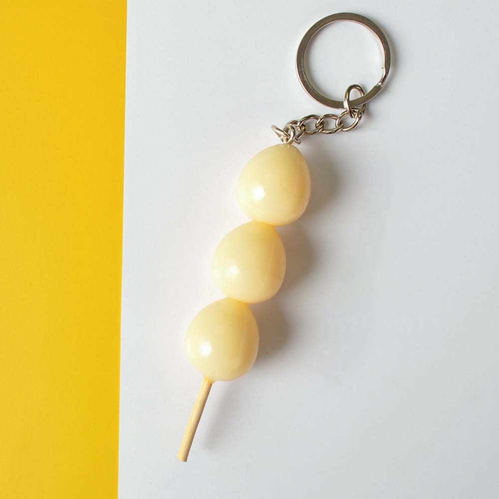 Шпажка Корейский стиль Сумка Подвеска Искусственная еда Брелок Женская мода Ювелирные изделия Имитация BBQ Брелки