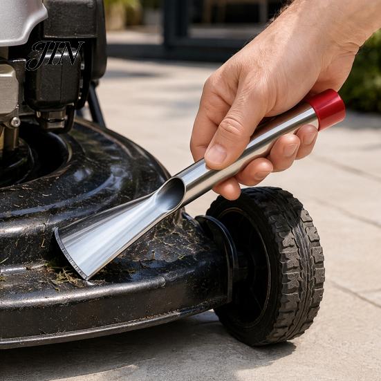 Outdoor Equipment Cleaner 3Pcs/Set Lawnmower Deck Scraper Brushes, Lawn Mower Cleaning Tools Tool Kit, Brushes for Decks Tires Tough Soft Bristle
