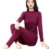 Комплект женской осенней одежды: Узкая футболка, свитер, брюки, термобелье и утягивающий костюм из модала.