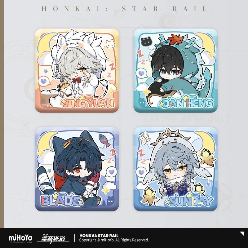 Sunsyea Honkai Star Rail Официальный мерч miHoYo Оригинальный Аутентичный Серия NSSS Q-версия Акриловый стенд Значок Брелок