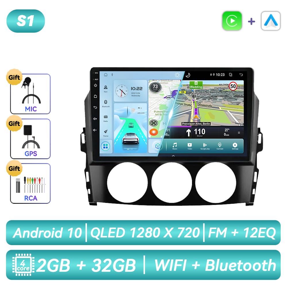 Для Mazda MX-5 MX5 2008 - 2015 Android Автомагнитола Мультимедиа Видеоплеер Навигация GPS Carplay Сенсорный Экран Авто Стерео Интеллектуальные Системы