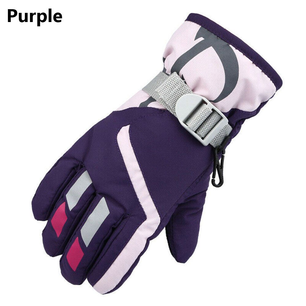 Kids Winter Must Children Ski Gloves Snow Snowboard Long-sleeved Mitten Windproof Waterproof