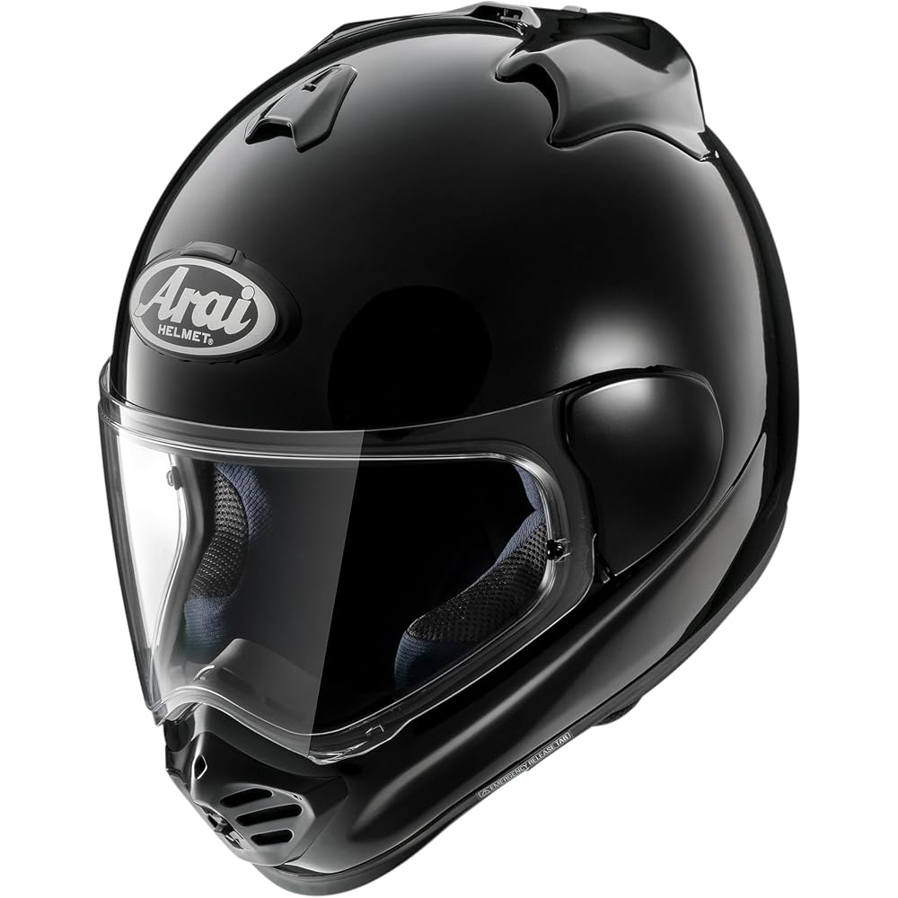 Arai TX Strada Full Face Motorcycle Helmet Gloss Black 55-56cm