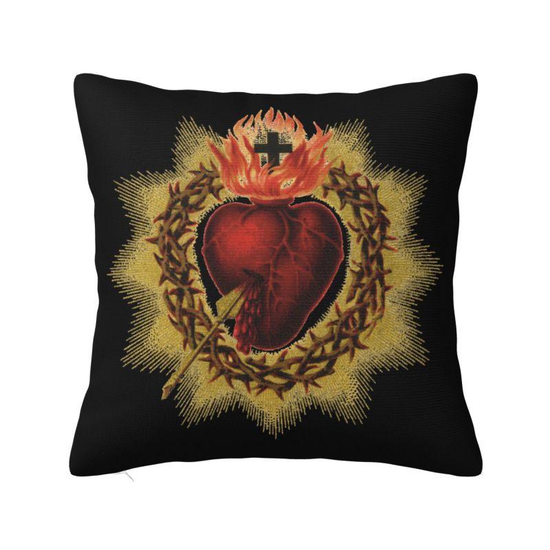 Power In The Name Of Jesus Throw Pillow Case Bedroom Decoration Christian Faith Cushions Cover For Sofa Polyester Pillowcase