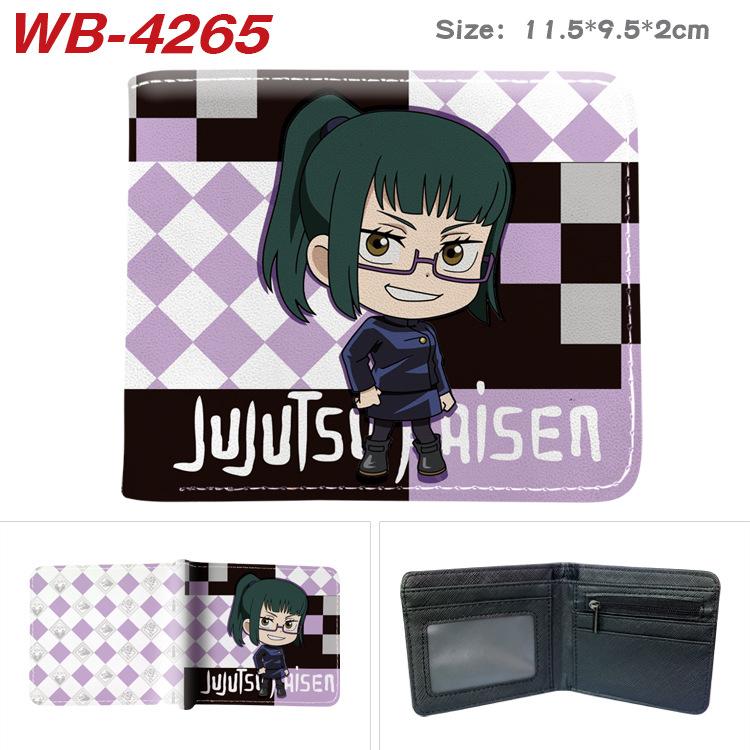Jujutsu Kaisen Anime Wallet Gojo Satoru Yuji Itadori Print Short Bifold Card Holder Coin Purse PU Leather for Men Women 1pcs
