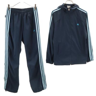 Adidas Толстовка с капюшоном Спортивный костюм Комплект M Темно-синий Женский Б/У