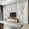Modern Wallpaper Light Luxury Golden Marble Landscape Mural Background Wall Decor Living Room Bedroom Home Decor