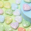 DIY аксессуары модные разделительные бусины бусины в форме сердца креативный материал ручной работы 25*21,2 мм 10 шт для ожерелья серьги конфетный цвет акрил