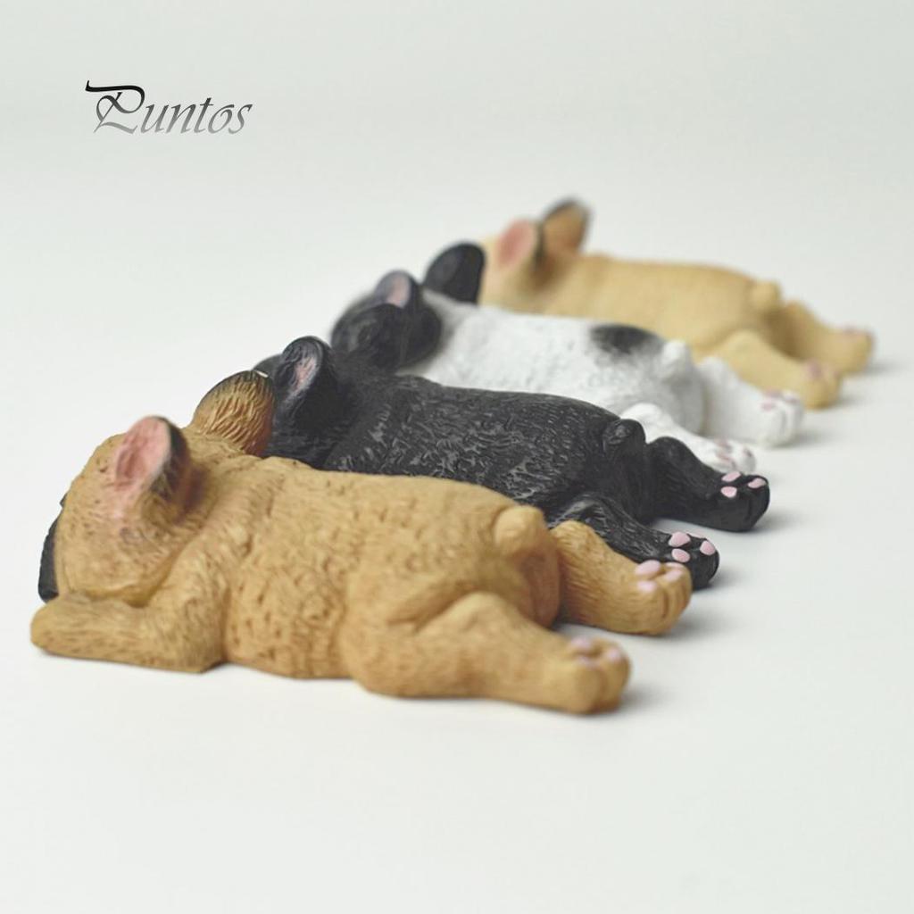 Магнит на холодильник спящий бульдог