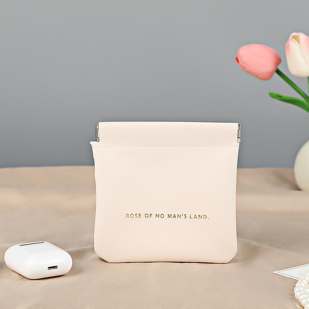 Органайзер для красных конвертов с пружинным зажимом: Портативный держатель для данных и украшений с автоматическим закрытием, кошелек для монет