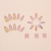 Fake Nail Flower Wearing Nail Fake Nail Three-dimensional Removable Nail Patch Simple Nail Patch 24 pieces