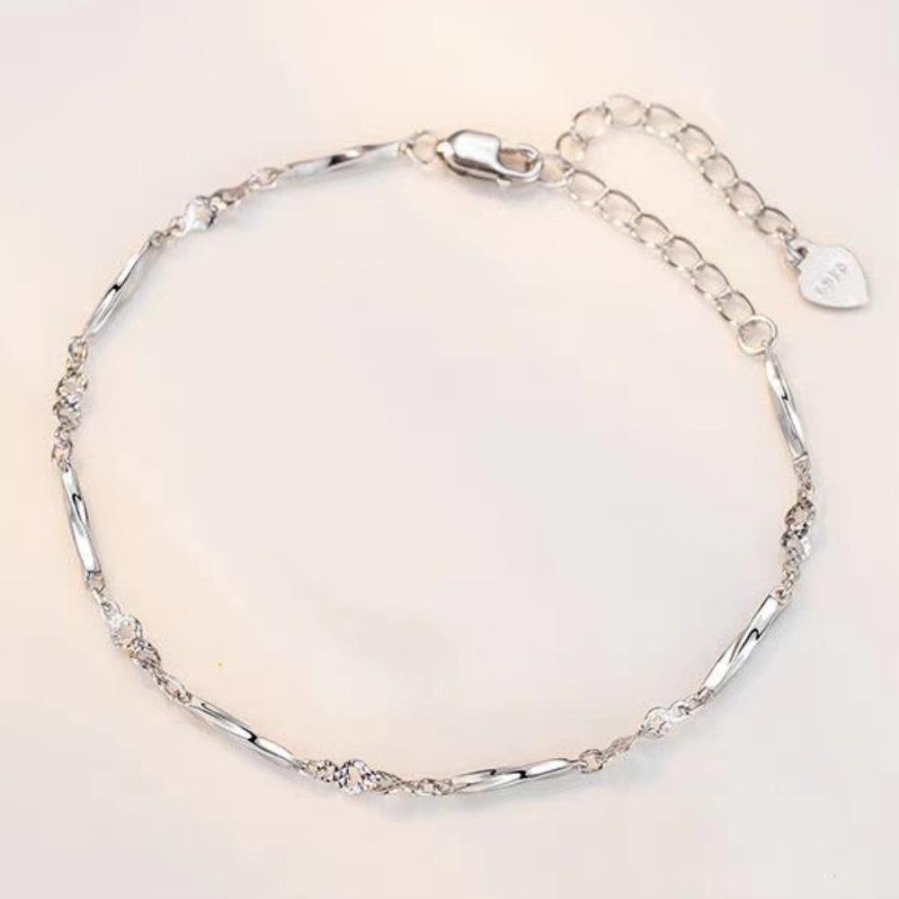 Adjustable Lovers Bracelet Valentine's Day Couple Bangle Fashion Simple Thin Bracelet  Female