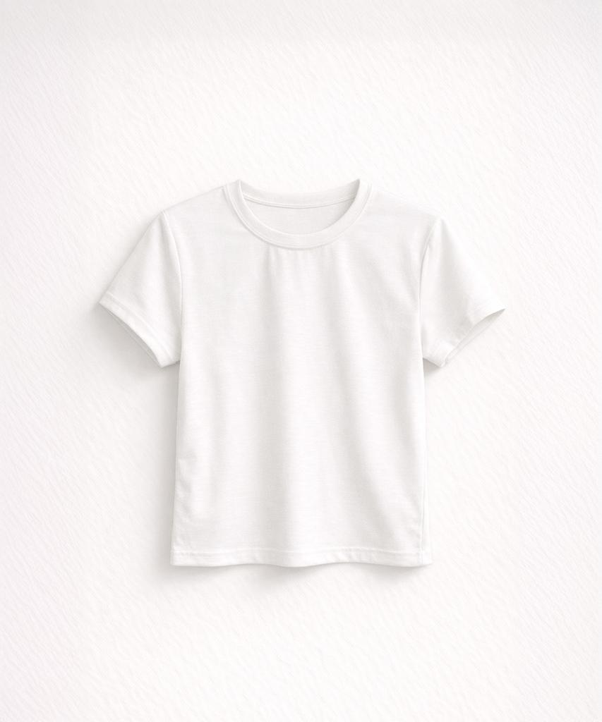 320SHOWROOM Daily Essential Back-Label Point T-Shirt Ivory