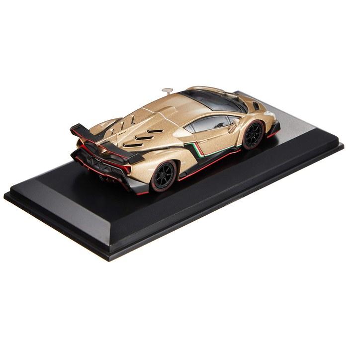 Bunka Original Серия Миниатюрных Автомобилей Масштаба 1/64 Lamborghini Veneno Золотистая Отделка Готовый Продукт