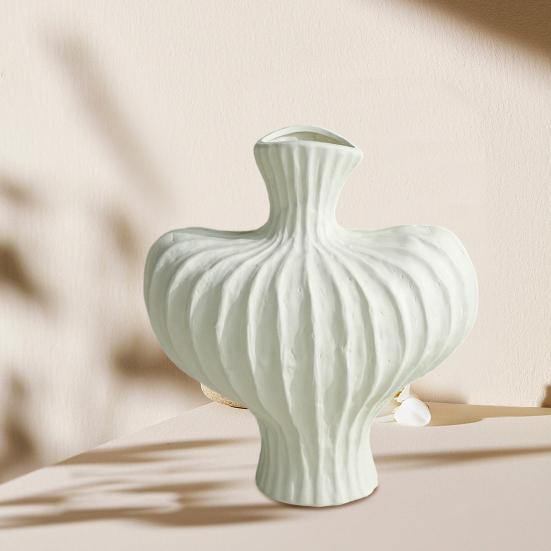 Декоративная ваза Минималистичная пластиковая ваза Художественная ваза Центральный элемент стола для дома Гостиная Спальня Обеденный стол Декор