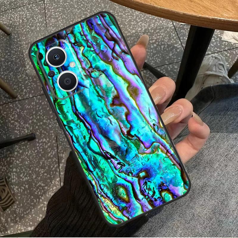Чехол для OPPO Reno 14F 13F 12F 11F 10 11 12 13 14 Pro 7 8 Lite 8T OPPO Find X5 X6 X8 X9 Pro с раковиной абалона
