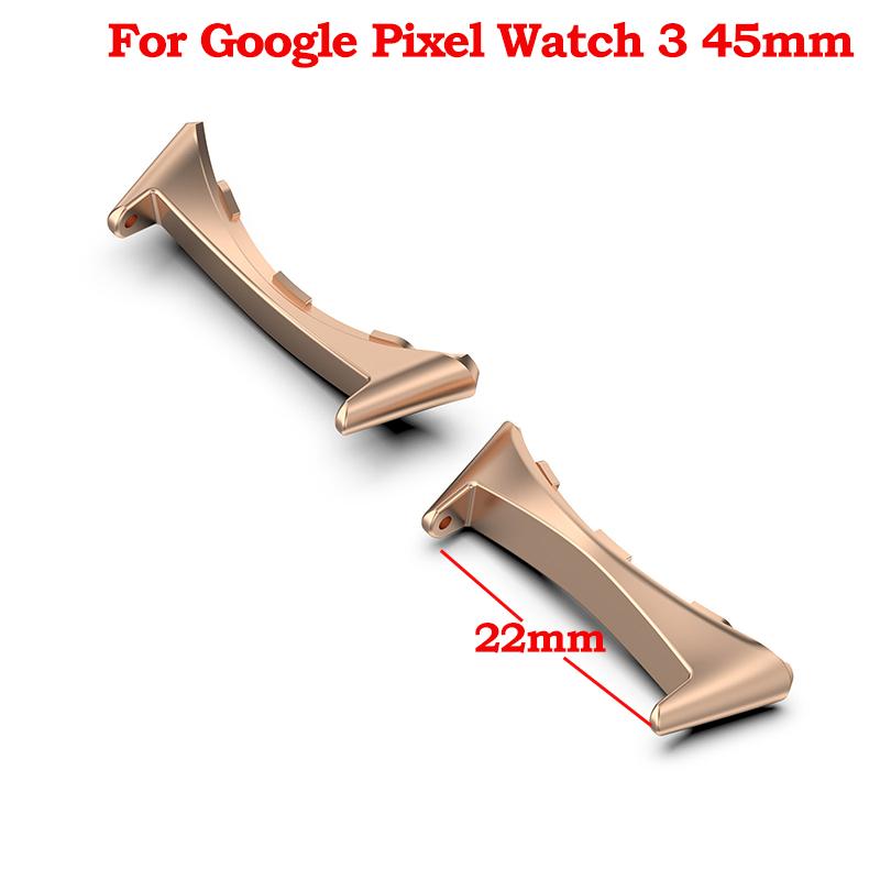 2 шт. Адаптер-коннектор для ремешка часов Для Google Pixel Watch 3 41 мм 45 мм Аксессуары Металлические адаптеры для умных часов Замена
