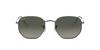 Ray-Ban HEXAGONAL Sunglasses 0RB3548N 004/71 Light Grey Gradient Dark Grey 54