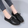 Женские белые туфли на плоской подошве, мокасины для вождения, повседневные черные туфли для ходьбы в стиле минимализма для мам, большой размер