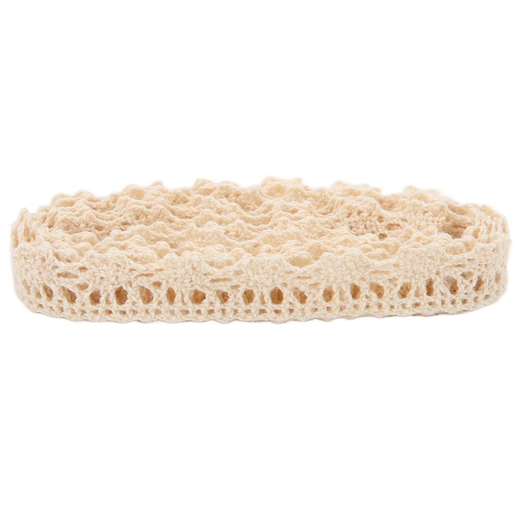 Lace Ribbon DIY Cotton White Net 1.4cm Width 20 Yards Exquisite Lace Trim for Curtain Clothes