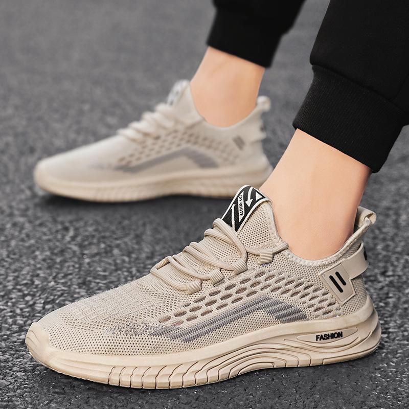 Мужская обувь Coconut 2025 года, новая осенняя дышащая тонкая обувь для увеличения роста, спортивная обувь с повседневной универсальной сеткой, повседневная модная обувь