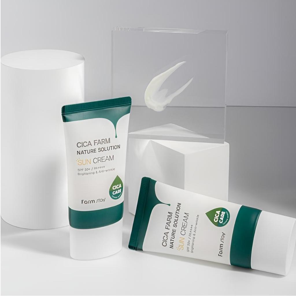 Farmstay Cica Farm Nature Solution Sun Cream SPF 50+/PA++++ 50g