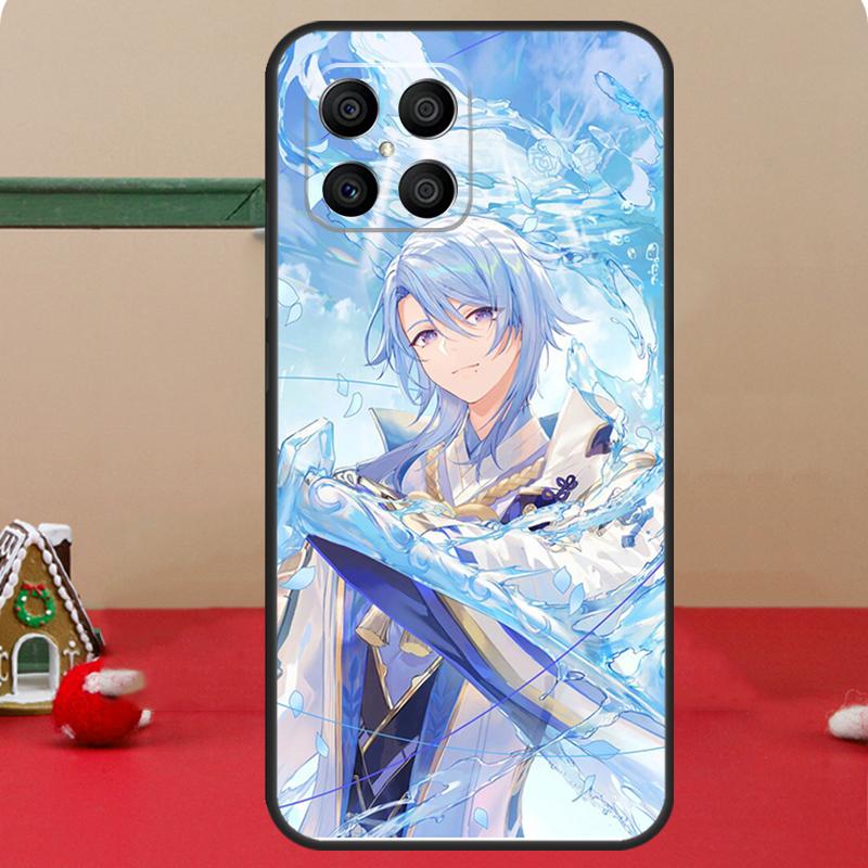 Чехол Genshin Impact Kamisato Ayato для Honor Magic 8 7 6 Pro Honor 200 400 70 90 Lite X8c X8b X9a X9b X9c X9d Win RT Чехол