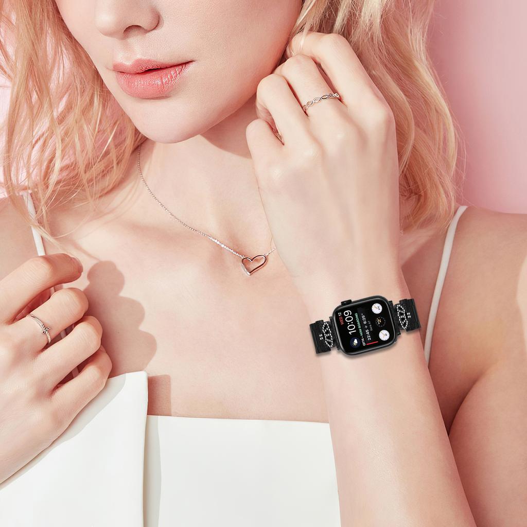 Stainless Steel Strap for Apple Watch Series 10 Ultra 9 8 7 SE 6 5 4 3 2 1 46mm 49mm 45mm 44mm 42mm Crown Shape Watch Band