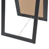 Baroque Style Floor Mirror 160 x 40 cm Black