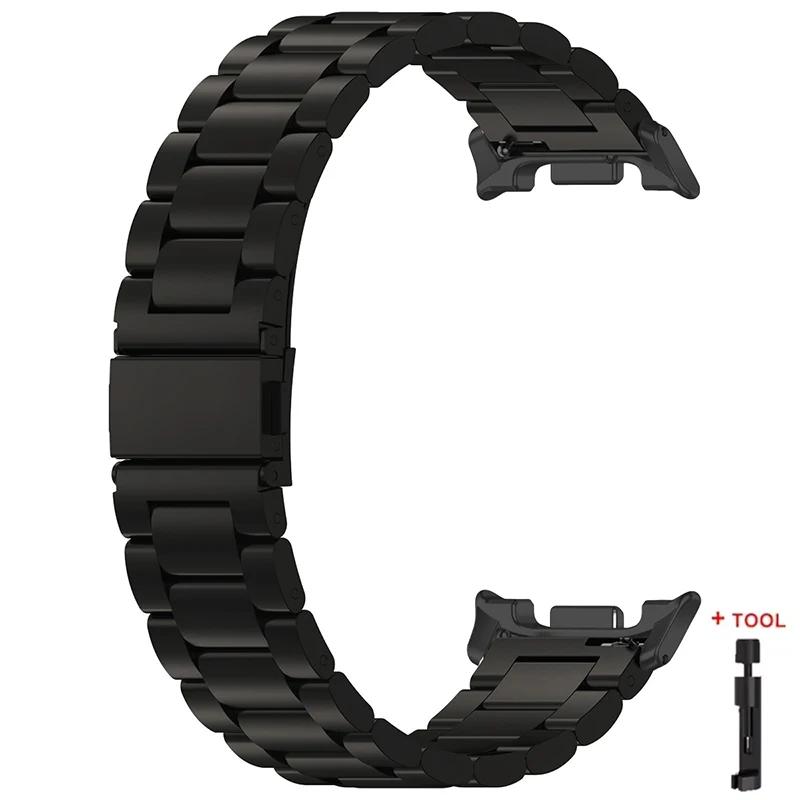 Ремешок из нержавеющей стали для Samsung Galaxy Watch 8/Classic 8 40 мм 44 мм Ремешок для Watch Ultra 2 Ремешок для Galaxy Watch 7 Ultra