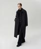 Rerhee Men Wool Blend Single Breasted Coat Charcoal