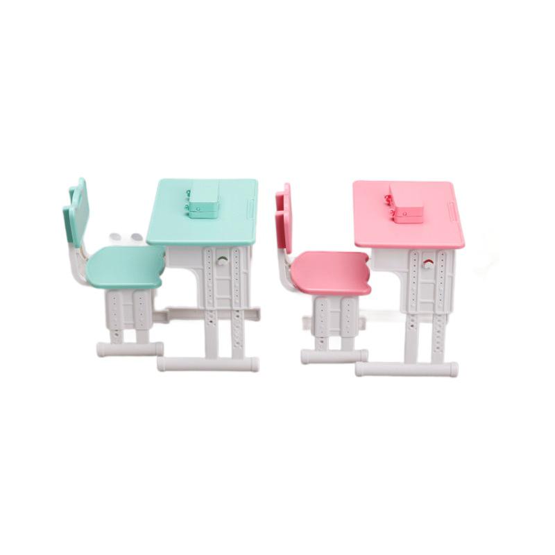 Children's Mini Desk & Study Table Toy Set with Books, Stationery, and Pencil Box Accessories