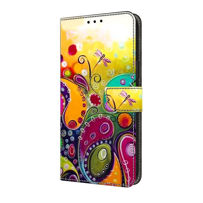 Чехол для Google Pixel 9 Pro XL Чехол для Google Pixel 8a 7a 9Pro 3D Расписной Узор Кожаный Кошелек Флип-кейс Защита Funda