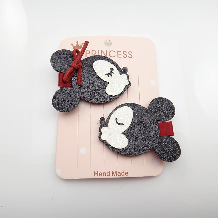 Милые мультяшные принцессы девочки дети заколки для волос шпильки аксессуары для детей бант для волос заколка-автомат заколка головной убор