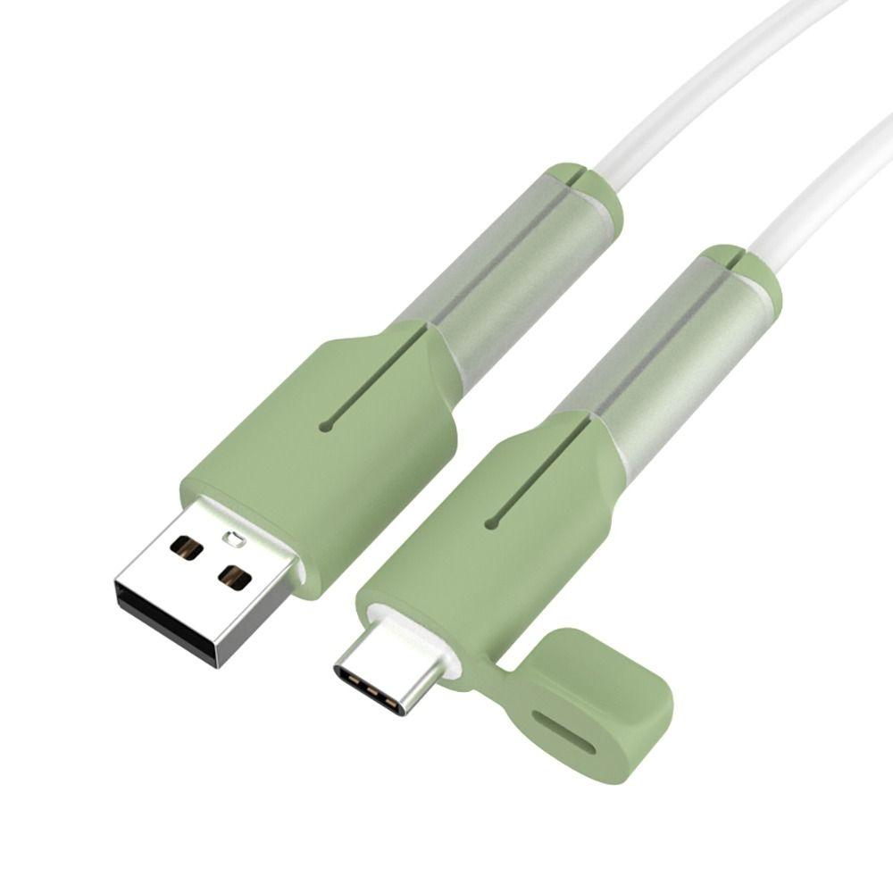 Universal Type C Charger Cable Protector Cord Saver Silicone Charger Cable Protective Cap Data Line Accessories Silicone Cover