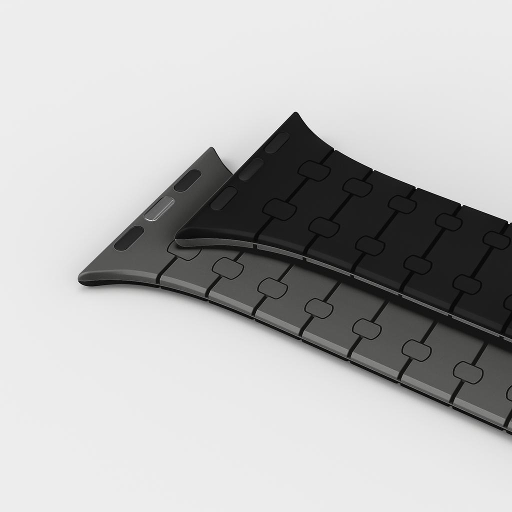 Magnetic Strap For Apple Watch Band Ultra 2 49mm 46mm 45mm 44mm 40 42mm 41mm Silicone Bracelet For iWatch Series 10 9 8 7 6 Band