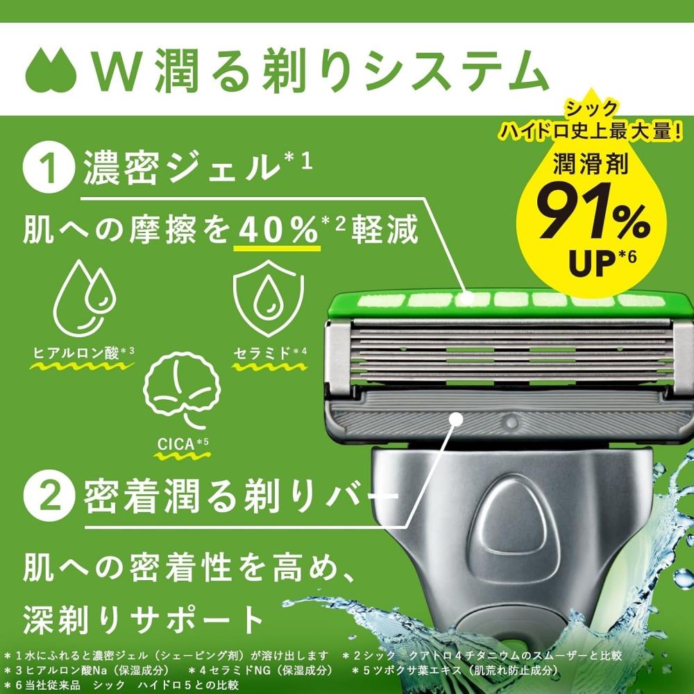 Schick Hydro SenSitive Skin Мужская бритва Club Pack Держатель + 17 лезвий